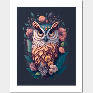 Retro Owl Posters and Art